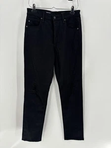 AG Adriano Goldschmied Alexxis Jeans Womens 30R Black High-Rise Vintage Slim - Picture 1 of 16