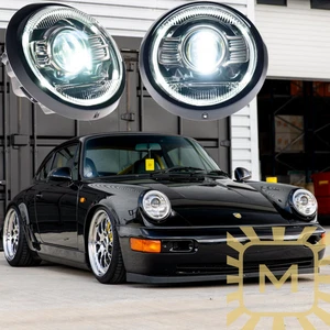 Morimoto XB LED Headlights: Porsche 964 (Modern White / Set) - Picture 1 of 5