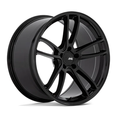 20x10 American Racing AR941 Mach Five Gloss Black Wheel 5x120 (22mm) - Image 1 of 4