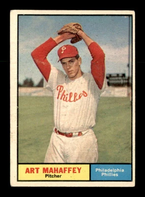 1961 Topps #433 Art Mahaffey  VG/VGEX X2941984 - Image 1 of 3