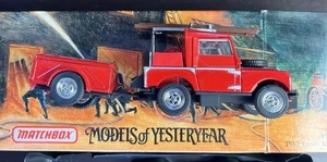 Matchbox Of Yesteryear Fire Truck YFE-02 1948 Land-Rover Auxiliary Fire Truck - Picture 1 of 9