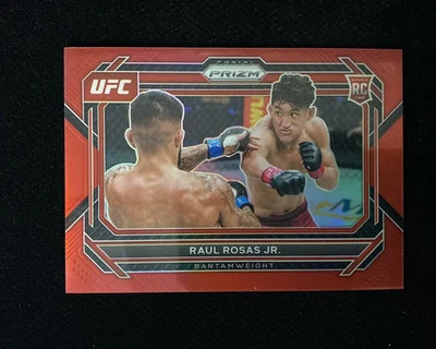 2023 Panini Prizm UFC Red #8 Raul Rosas Jr. Rookie RC 134/199 oyy1 - Image 1 of 4