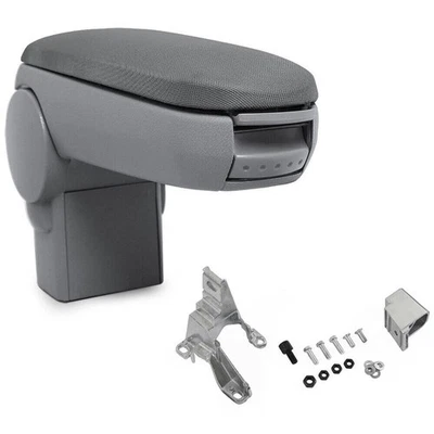 ACCOUDOIR CONSOLE DE RANGEMENT GRIS POUR VW GOLF IV 3-5P SW 1997+ ENCASTRÉ - Photo 1/4