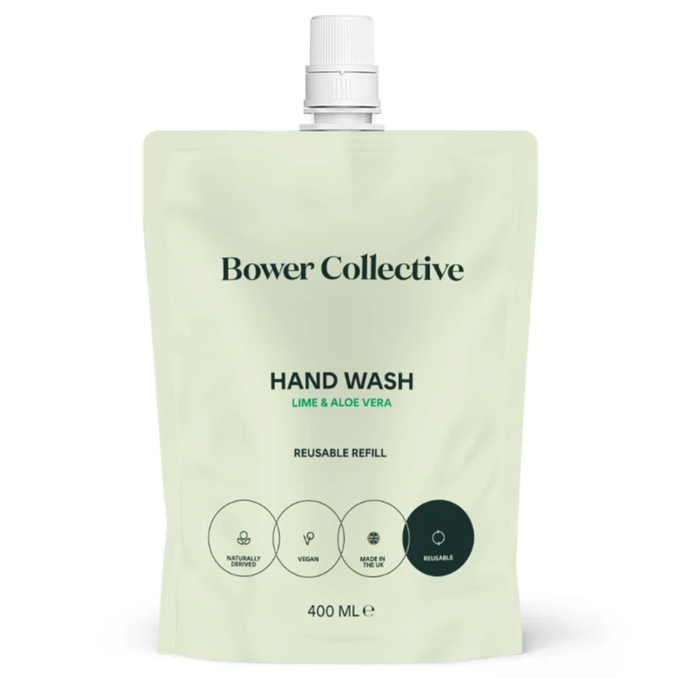 Bower Collective Lime & Aloe Vera Bower Natural Hand Wash Refill 400ml - Image 1 of 1