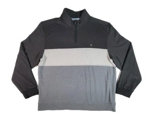 Felpa Izod Advantage Performance Elasticizzata 3/4 Zip Collo Alto Uomo Taglia XXL - Foto 1 di 7