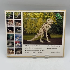 Nuovo IQ Assembling Products Dinosauro Serie Tyrannosaurus Kit Puzzle in Legno - Foto 1 di 2