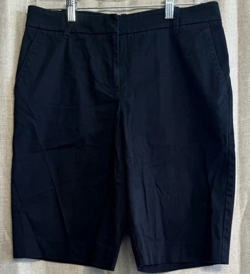 Simply Vera Wang shorts womens 4 black chino pockets flat front Low Rise - Image 1 of 4