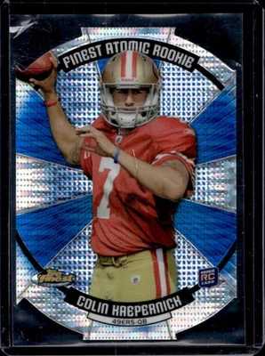2011 Finest Colin Kaepernick Atomic Refractor Rookies RC #FAR-CK 49ers - Image 1 of 2