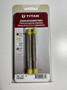 Genuine Titan Filters Yellow Fine mesh  2 Pack -500-200-10 - Picture 1 of 1