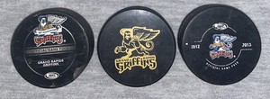 Grand Rapids Griffins Game Pucks And Logo Puck 2012 2013 AHL
