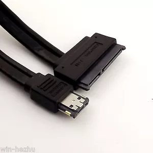 12V 5V Power eSATA USB 2.0 Combo to 22 Pin SATA Adapter 2.5 3.5 Inch Hard Disk - Picture 1 of 5