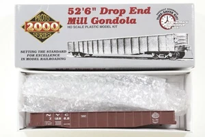 HO Proto 2000 New York Central 52ft Drop-End Mill Gondola #712666 Mtl Whl Nkl - Bild 1 von 7