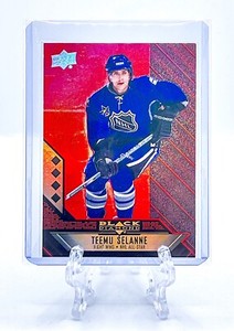 TEEMU SELANNE 2014 Upper Deck Black Diamond #202 ALL-STAR RUBY PARALLEL /50 HOF