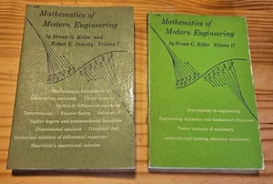 Mathematics Of Modern Engineering I II Ernest G. Keller / Robert E. Doherty XY6 - Picture 1 of 6