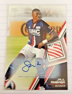 2018 Topps MLS Soccer Base Autographs #84 Jalil Anibaba - Image 1 of 2