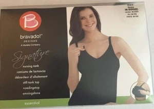 Bravado Essential Sujetador de lactancia Camiseta sin mangas NEGRO Algodón Lactancia 36 D/DD (E) - Imagen 1 de 4