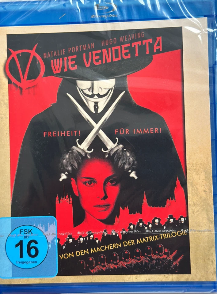 V For Vendetta - BluRay New OVP D18 - Image 1 of 1