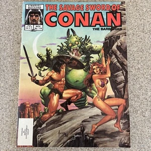 SAVAGE SWORD OF CONAN #118 VF/NM 9.0 1985 MARVEL MAGAZINE - Picture 1 of 4