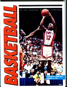 Syracuse Basketball Program Michael Edwards 1991 UConn EX 051417nonjhe - Imagen 1 de 1
