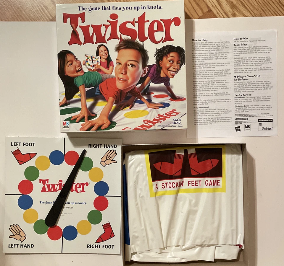 Vintage 2002 Twister Fun Game Milton Bradley Hasbro COMPLETE Amazing Cond. - Image 1 of 1