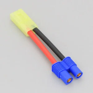 EC3 Female to Mini Tamiya Female cable 14AWG 5CM wire For RC Battery - Picture 1 of 2