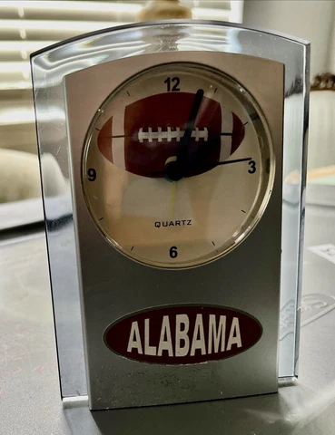Alabama Crimson Tide Desk Clock / PREOWNED Cover