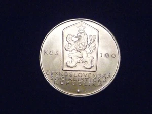 Selten! Czechoslovakia - 100 Korun, Tschechien - 100 Kronen von 1983 Karl Marx - Zdjęcie 1 z 3