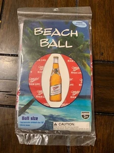 Aufblasbarer Miller High Life Beach Pool Party Ball 20" entlüftet Sammlerstück NEU - Bild 1 von 2