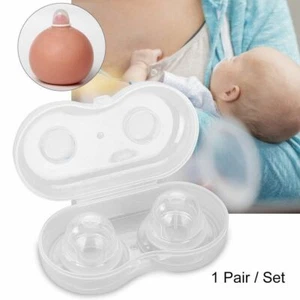 1 Pairs Silicone Nipple Corrector Nipple Clip for Flat Inverted Nipples Correct - Picture 1 of 10
