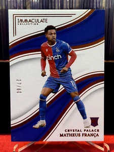 2023-24 MATHEUS FRANCA 27/60 PANINI IMMACULATE COLLECTION RC PREMIER Brazil - Picture 1 of 2