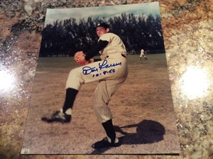 Don Larsen Autograph Signed Photo Ny Yankees 8x10 Photo inscribed perfect game - Picture 1 of 2