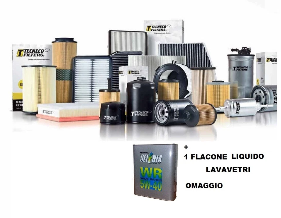 KIT FILTRI TAGLIANDO+OLIO SELENIA 5W40 LANCIA YPSILON 1.3 MULTIJET DAL 2003-2011 - Image 1 of 1