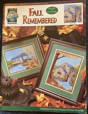 FALL REMEMBERED Counted Cross Stitch Pattern from True Colors Covered Bridge - Image 1 of 3