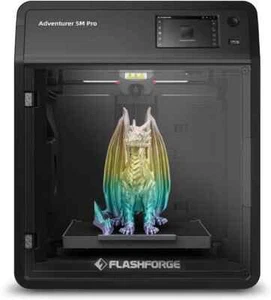 FLASHFORGE Adventurer 5M Pro 3D Printer with Fully Auto Leveling, 220x220x220mm - Photo 1/9