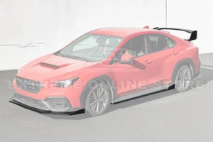 For 22-Up Subaru WRX | JDM CS Front Splitter Lip Side Skirts & Rear Spoiler - Picture 1 of 23