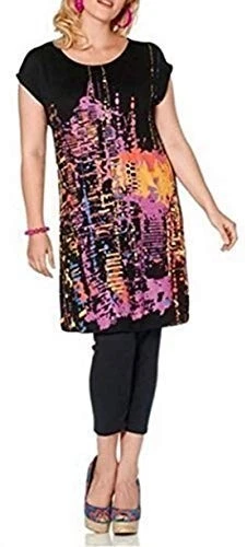 Kleid Sommerkleid von sheego - Schwarz Gr. 40/42 NEU - Bild 1 von 1