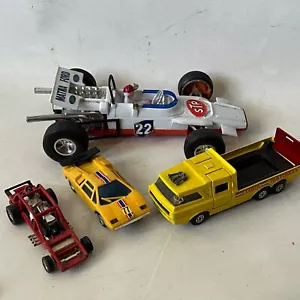 Corgi Matchbox anni 70 auto da corsa pressofuse Santapod Gloworm K-7 auto trasportatore - Foto 1 di 15