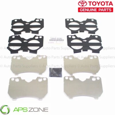 FACTORY LEXUS 2007 2008 2009 LS460 BASE L BRAKE PAD SHIM KIT 0494550080 OEM - Image 1 of 3