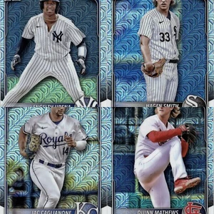 2025 Bowman Mega Box Prospects Chrome Mojo 1-150 You Pick Complete Your Set - Picture 1 of 39