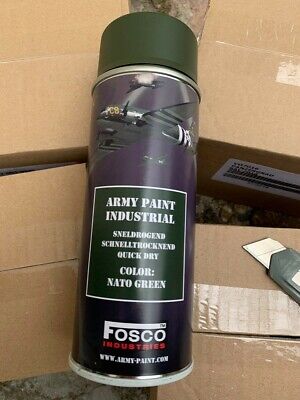 Bombe De Peinture WW2 - FOSCO - Nato Green - Vert Otan - 400ml • 7.55€