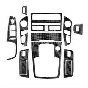 For Audi Q7 2008-2015 Carbon Fiber Interior Accessories Whole Kit Cover Trim - Picture 1 of 12