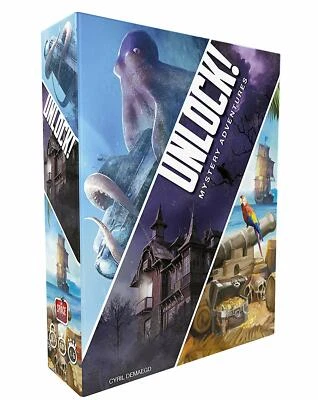 Unlock! Mystery Adventures 3 Part Escape Card Game ASMUNL02 Room Party - Image 1 of 3