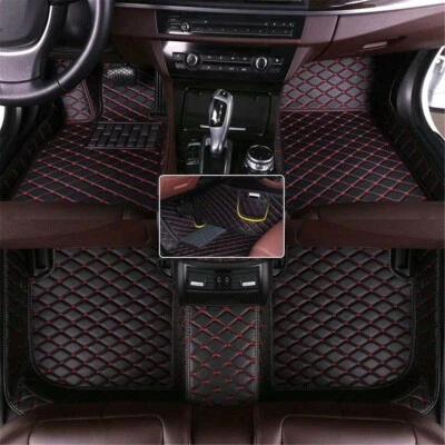 Car Mats For Mazda MX-5/Miata Custom Carpets Waterproof PU Leather Car Liner Pad Foto 1 de 4