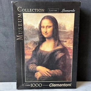 Clementoni Mona Lisa Leonardo Louvre Museum Collection 1000 Pc Puzzle-Complete - Picture 1 of 8