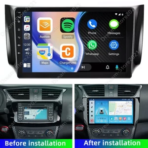 For Nissan Sentra Sylphy 2012-18 Android Car Stereo Radio GPS Navi Carplay Unit - Picture 1 of 12