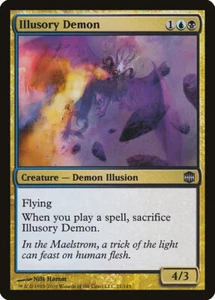 4 Illusory Demon x4 4x - Casi nuevo/LP - Alara Reborn SPARROW MAGIC - Imagen 1 de 1