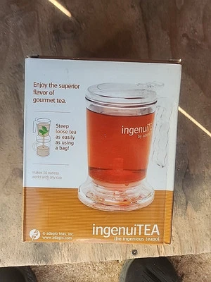 Adagio Teas IngenuiTEA Loose Leaf Tea Infuser Teapot 16 oz BPA-Free - Image 1 of 4