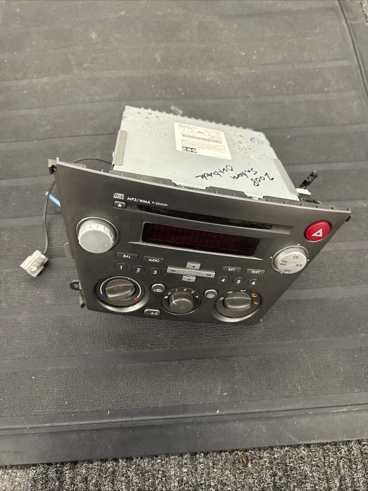 Subaru Legacy Outback 2007-2009 estéreo radio control de clima bisel 86201AG69B Foto 1 de 4