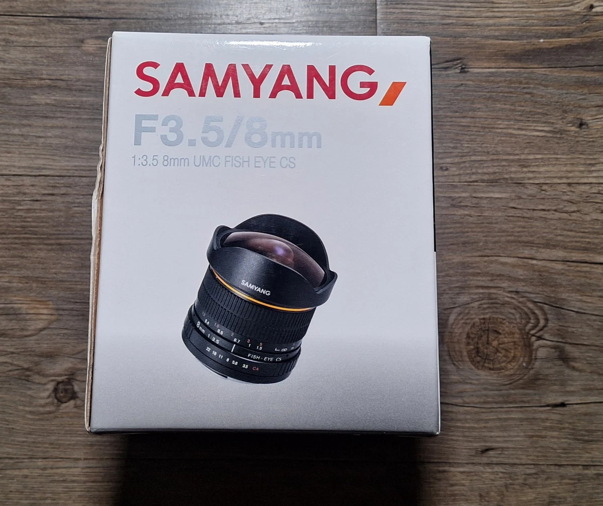 Samyang AE 8mm f3.5 Aspherical Fish-eye CS Lens | eBay