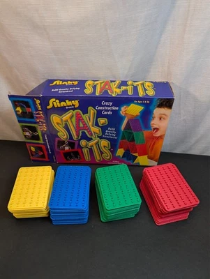 Slinky Brand Stak-iTS, Juego Completo 72 Piezas, Raro/Difícil de Encontrar, 2004, Apila Its Foto 1 de 4